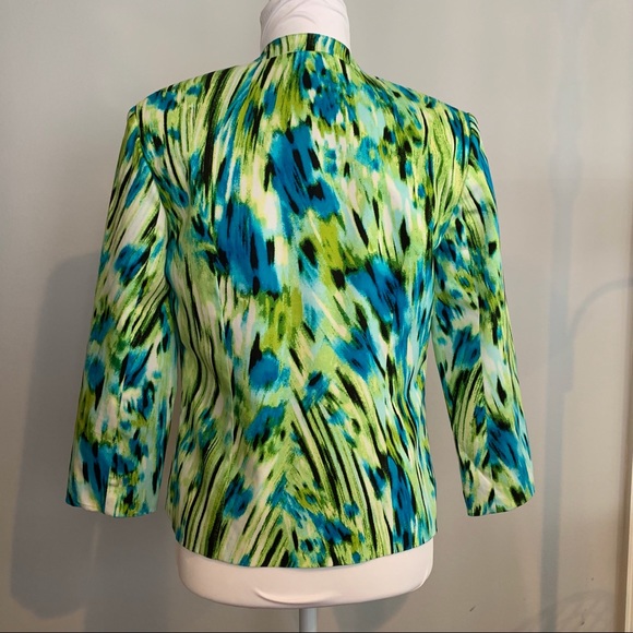 Fun 3/4 sleeve fully lined jacket for work or play.  Lavendar & Honey, Size S - Picture 3 of 5